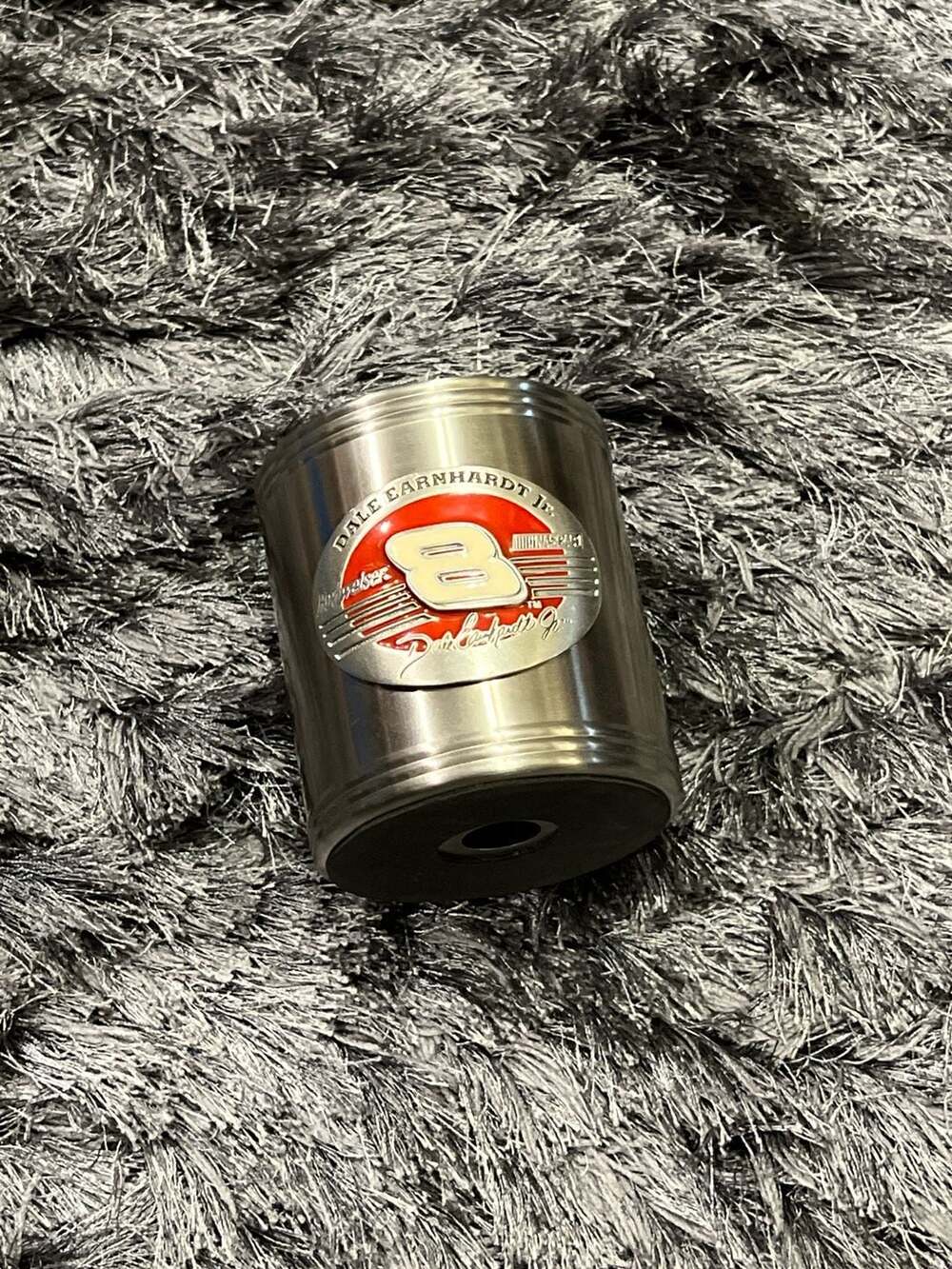 Dale Earnhardt Jr. #8 Budweiser Stainless Steel Can Cooler with 3D Emblem